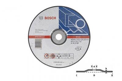 BOSCH  - 2608600005 Disque &agrave; tron&ccedil;onner &agrave; moyeu d&eacute;port&eacute; Expert for Metal