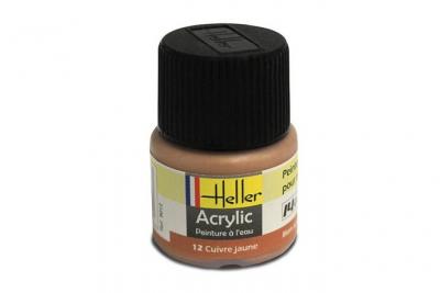 HELLER Peinture Acrylique Cuivre Jaune 9012 