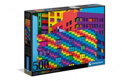 CLEMENTONI  Square 500 Pieces Puzzle Multicolore