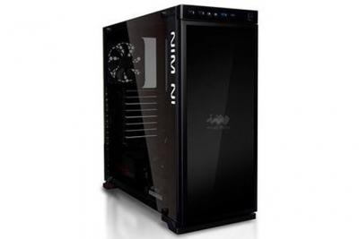 IN WIN  805 Infinity - Tour - ATX - panneau lat&eacute;ral fen&ecirc;tr&eacute; (verre tremp&eacute;) - pas d'alimentation (ATX12V/ PS/2/ EPS) - noir - USB/Audio 