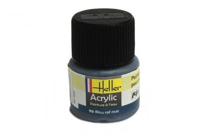 HELLER Peinture Acrylique Bleu Raf Mat 9096 