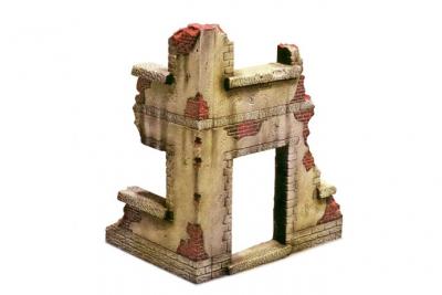 ITALERI  Maison d'angle europ&eacute;enne en ruine - 1/35 - Base de diorama