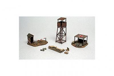 ITALERI  B&acirc;timents de champ de bataille-1/72 - Base de diorama