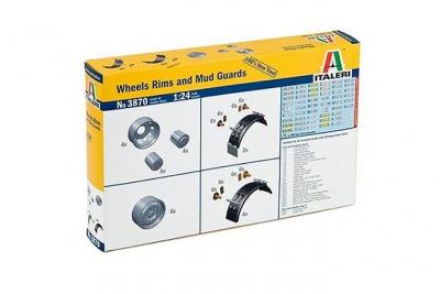 ITALERI Jantes et garde-boue  1/24 