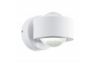 EGLO Treviolo applique murale ext&eacute;rieure up down led 2 lampes blanc ip44
