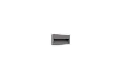 FARO OUTDOOR Faro grada-2 - applique murale led ext&eacute;rieure gris fonc&eacute; 6w 3000k ip54