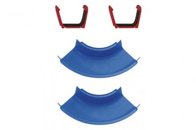 AQUAPLAY --102-Courbes-Set of 2, 8700000102, Bleu