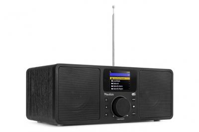 AUDIZIO Radio Rome Radio Internet Wifi St&eacute;r&eacute;o Dab+ Bluetooth Fonction Horloge Et Timer T&eacute;l&eacute;commande Noir