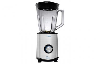 SYTECH  - Blender en verre en cristal, tit. 1300w., 1,5 l, inox