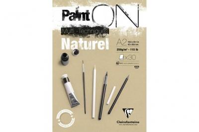  Bloc Multi-Technique Paint'on - Format A2 30 Feuilles - Papier 250g Naturel