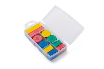 JEUJURA  - 8986- Jeux de Soci&eacute;t&eacute;-Boite 100 Jetons en Plastique