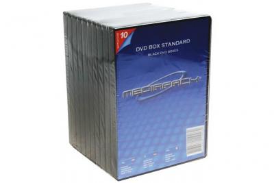 GENERIQUE CONECTICPLUS Boitier dvd standard noir 1 dvd pack 10 
