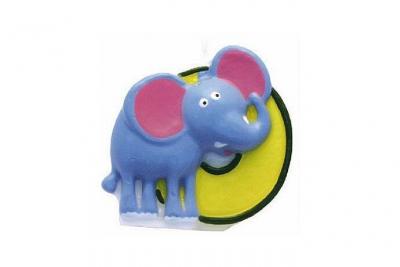 RIETHMULLER Bougie Chiffre 0 - Safari - Hauteur env 6 cm