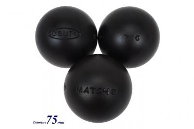 OBUT Boules de p&eacute;tanque Match plus  75mm -  