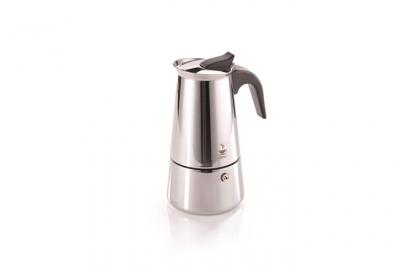 GEFU Cafeti&egrave;re italienne, 2 tasses EMILIO  Acier inoxydable Argent