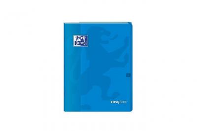 OXFORD  cahier easybook agraf&eacute; - 21 x 29,7 cm - 96p seyes - 90g - bleu