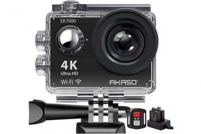  AKASO Cam&eacute;ra Sport Etanche 4k WiFi Action Cam 30fps Cam&eacute;scope Ultra HD &Eacute;cran LCD Grand Angle 170&deg;