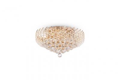 MAYTONI Plafonnier en m&eacute;tal dor&eacute; 9 ampoules Karolina - 