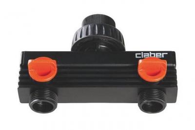 CLABER  - R&eacute;partiteur 2 Circuits Filetage 20/27 Mm - 503198