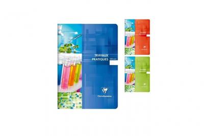  CLAIREFONTAINE Cahier travaux pratiques piq&ucirc;re 210x297 120 pages Seyes + uni papier 90g 