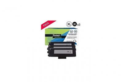 TONER SERVICES Compatible Brother TN3170 Toners Pack 3 toners Noirs XL