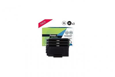 TONER SERVICES Compatible Brother TN3480 Pack 3 Toners Noir TN3480 (BTTN3480)