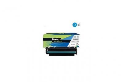 TONER SERVICES Compatible HP 410A Toner Cyan CF411A (HT410CR/CF411A)