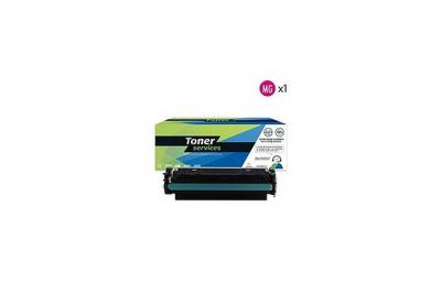 TONER SERVICES Compatible HP 410A Toner Magenta CF413A (HT410MR/CF413A)
