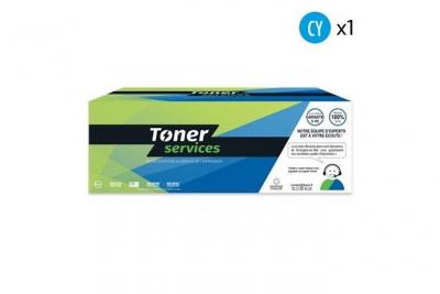 TONER SERVICES Compatible HP 504A Toner Cyan HP CE251A / Canon 723 marque
