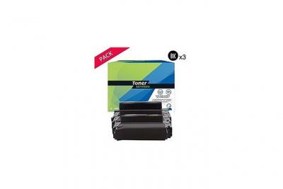 TONER SERVICES Compatible Samsung 203E Pack 3 Toners Noir SU885A (MLT-D203E)