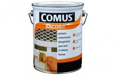 COMUS  - ancorit noir 3L - Primaire antirouille phosphatant pour supports ferreux noir