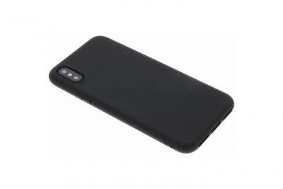 LITTLE BOUTIK  Coque Silicone pour iPhone X/XS Couleur Noir Haute Protection
