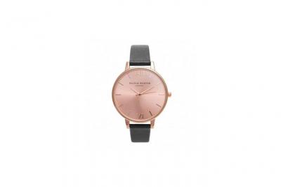 OLIVIA BURTON Montre Femme  Big Dial Rose Gold & Black OB14BD27
