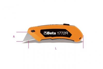 BETA Cutter &Agrave; Lame Trap&eacute;zo&iuml;dale 1772R  017720006