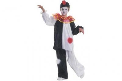 GENERIQUE D&eacute;guisement Pierrot enfant 8 &agrave; 10 ans