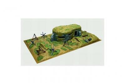 ITALERI  Bunkers de la 2&egrave;me GM et accessoires-1/72 - Base de diorama
