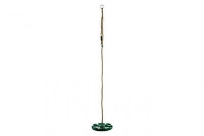 CHALET & JARDIN  ? Disque balan&ccedil;oire jaune 28 cm ? En PEHD avec anneaux de suspension ? &Eacute;paisseur 0.40 cm ? Poids 0.55 kg ? Huit de r&eacute;glage en acier