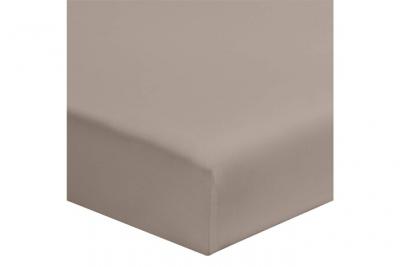TERRE DE NUIT  Drap housse percale lin bonnet 30 cm 120x200 cm