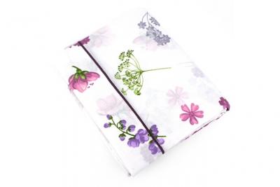 LINNEA  Drap plat 180x290 cm 100% coton PRETTY blanc