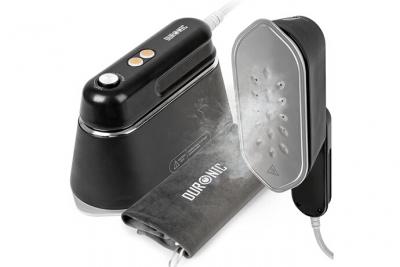DURONIC Fer &Agrave; Repasser De Voyage Portable Horizontal Et Vertical 2 Fonctions Vapeurs Poign&eacute;e R&eacute;tractable  Hs90 Bk