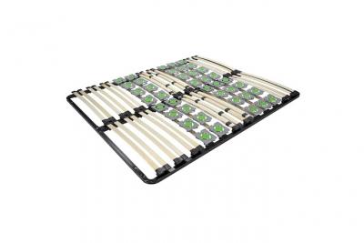  Ergo sommier &agrave; lattes ergonomique avec plots de soutien 140x200 cm