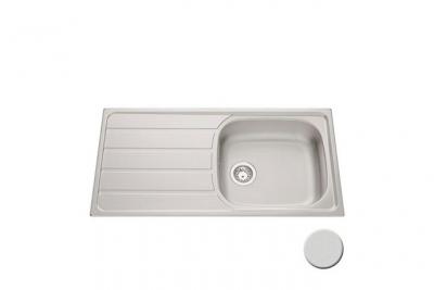 CUISISSIMO Vier inox mini structure Luisina rock 1 grand bac 1 &eacute;gouttoir - inox