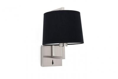 FARO BARCELONA  20170-03- FRAME Lampe applique nickel mat/noire
