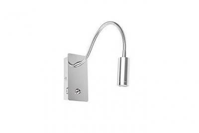 FARO INDOOR Faro juliet - applique murale usb avec lecteur r&eacute;glable