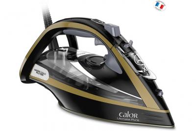CALOR Fer &agrave; repasser Ultimate Pure Effet de 0,35L 3000W noir dor&eacute;