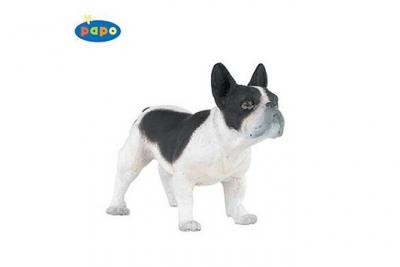 PAPO  54006 Figurine Bouledogue fran&ccedil;ais noir et blanc
