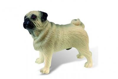 BULLYLAND Figurine Chien Sharpei - Carlin -  - Pour Enfant - 3 ans et plus - Int&eacute;rieur