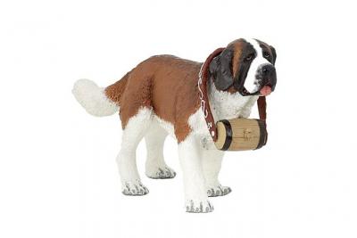 PAPO Chien Saint-Bernard au tonneau