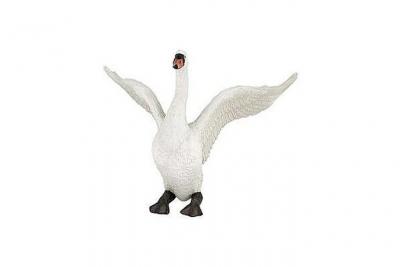 PAPO -Cygne Blanc LA Vie Sauvage Animaux Figurine, 50115, Cygne Blanc