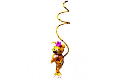 PLASTOY  Figure Marsupilami Marsupilamina Multicolore